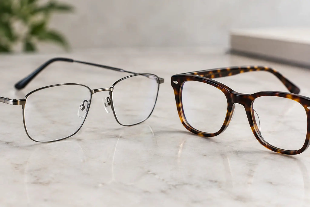 Metal Versus Acetate Frames: Which Has More Edge?