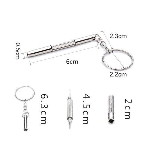 Nero eyewear repair keychain screwdriver