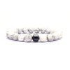 Nero Glass - Genuine Howlite Bracelet - Nero Sunglasses