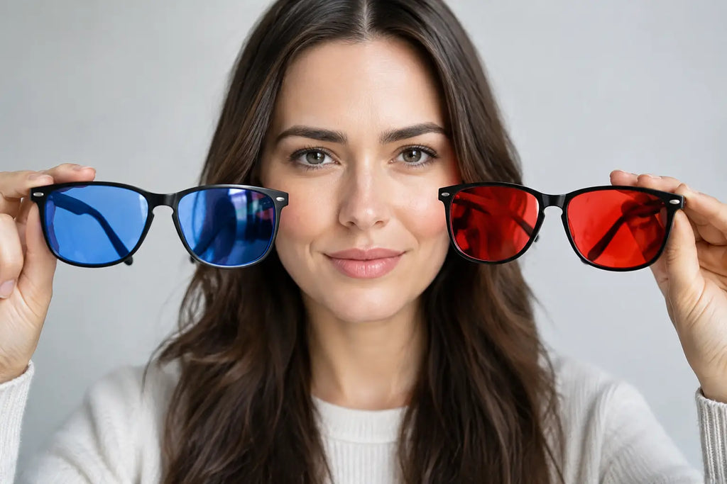 Blue Versus Red Lenses: Which One Hits Harder?