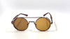 Nero Nero Vapor Retro Mocha Steampunk Sunglasses