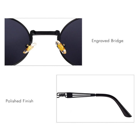 Helix - Gold Amber - Nero Sunglasses