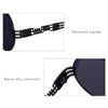 Helix - Silver Reflect - Nero Sunglasses